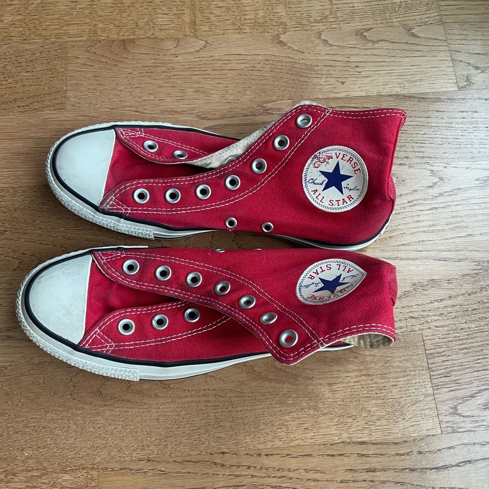 Red Converse Sneakers